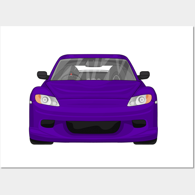 RX8 PURPLE Wall Art by VENZ0LIC